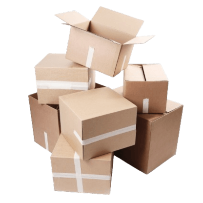Le scatole utilizzate per servizi svuota case